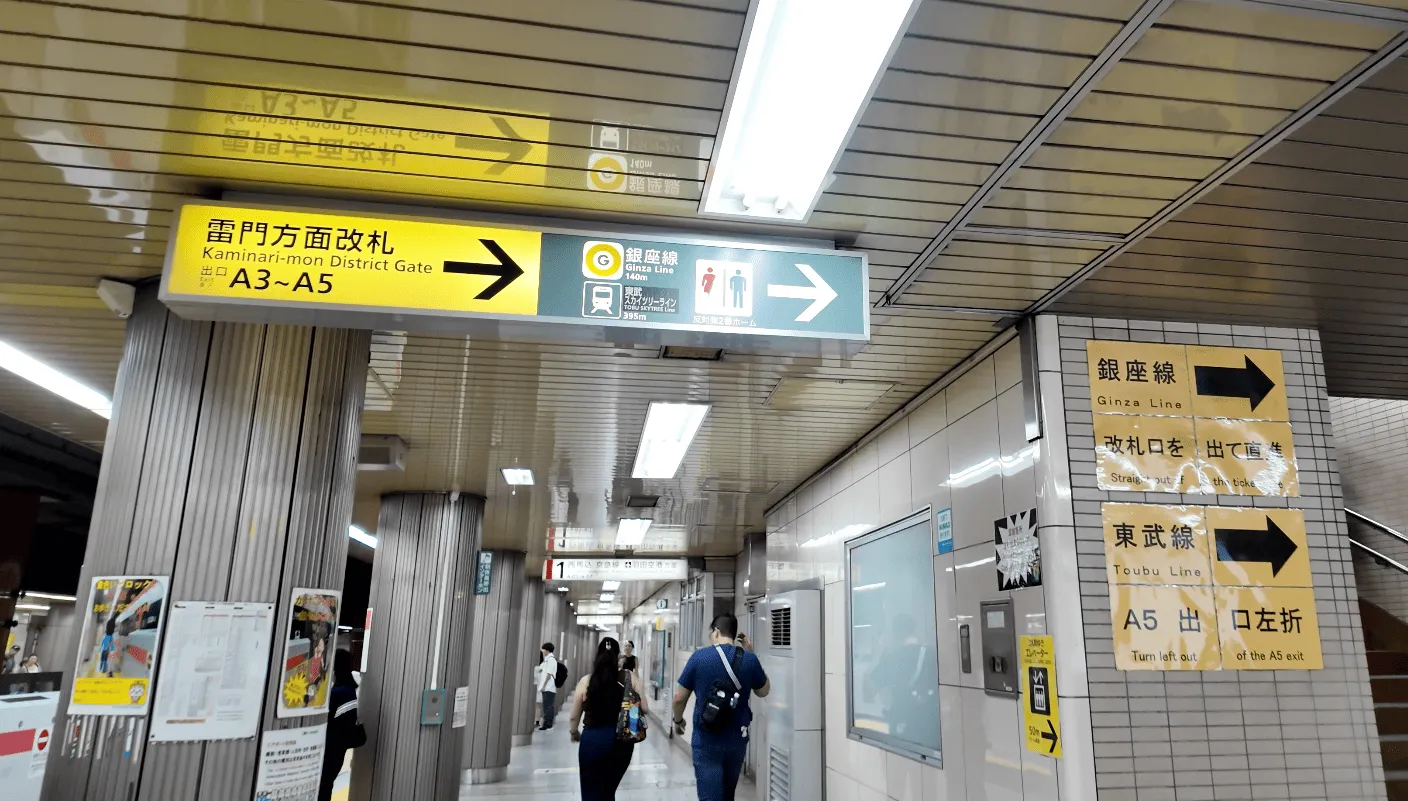 letreros del metro